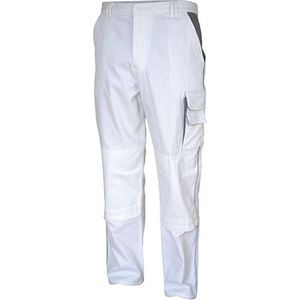 Carson Workwear 'Contrast Work Pants' Outdoorbroek White - 98