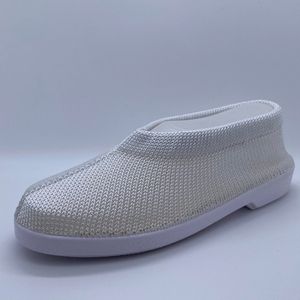 Gebreide Portugese Schoen - Wit - Maat 41 - Instappers - Pantoffel