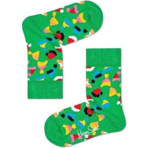 Happy Socks Kids - Happy Holliday Christmas - Santa's Hat - Groen Multi - Unisex -  0-12 maanden - Maat 13 -21