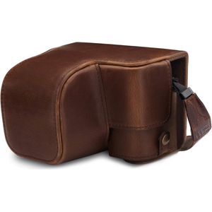 Ever Ready cameratas voor Sony Alpha A6100 A6400 (16-50 mm) - bruin