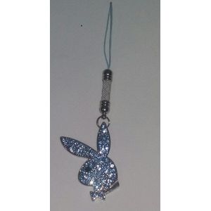 Playboy Bunny - hanger - Swarovski - blauw