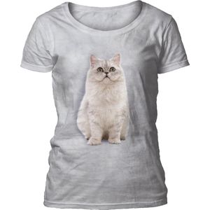 Ladies T-shirt Persian Cat M