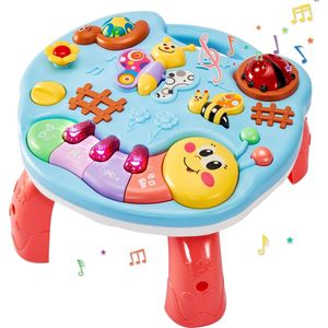 Muziek Activiteitentafel Baby Speelgoed Met Muziek En Licht - Speeltafel Peuter 18 Maanden - 2 Jaar - Meisje Jongen