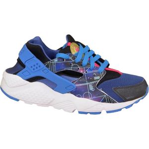 Nike Huarache Run Print Gs 704943-004, Vrouwen, Blauw, Sneakers maat: 40 EU