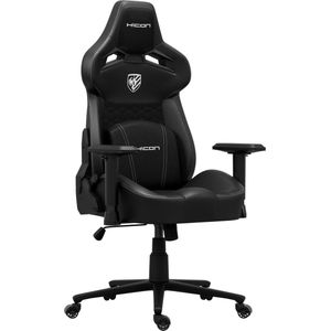 HICON Chairs - Hyper Serie - Eclipse Bureaustoel Stof – Ergonomische Bureaustoel voor Volwassenen – Luxe Comfort en Ademende Stof – Zwart