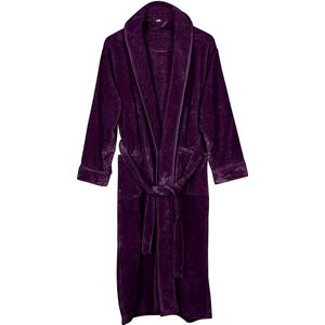 Badjas fleece maat - S - kleur – paars - dames