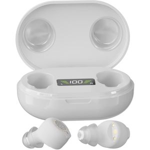 Medj- Wit - Gehoorapparaat -Magnetisch- Opberg box - Oplaadbaar in box 2x Mini Intelligent digitaal Gehoorapparaat - 5 Volume standen - Geluid Reductie - Universeel