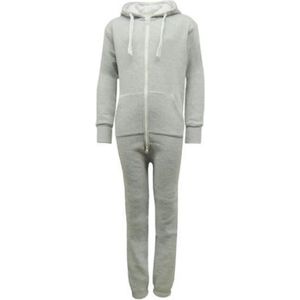 Grijze Onesie kinderen - Onesie Jongens - Onesie Meisjes - Maat 140