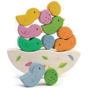 Tender Toys Balancerende Babyvogels Hout Junior 12-delig