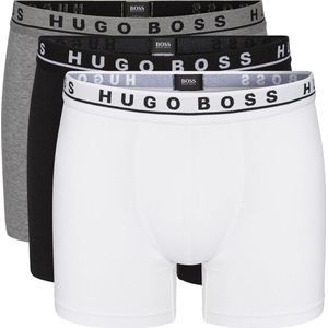Hugo Boss - Boxershorts Brief 3-Pack Multicolor - Heren - Maat S - Body-fit