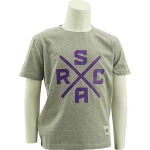 Grijs RSC Anderlecht t-shirt kids logo X maat 158/164 (13 a 14 jaar)