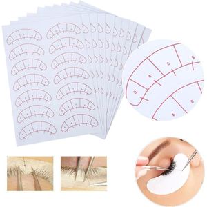 140 Eyelash Pads for Extension Positioning - Lint Free Extensions - Professional Salon and Household Use .