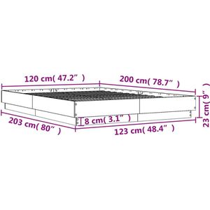 vidaXL-Bedframe-bewerkt-hout-betongrijs-120x200-cm