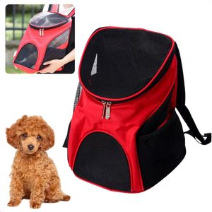 Hondenrugzak - Reistas Kat - Dieren Draagtas - Dierendraagtas - Hondentas - Rood - Voor Honden en Katten tot 10kg