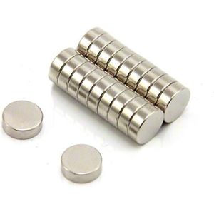 100 stuks Neodymium magneten N52 schijf 7x3 mm - Krachtige magneet voor Koelkast Prikbord Whiteboard