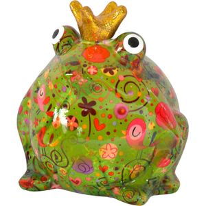 Pomme Pidou Spaarpot Kikker Freddy Medium 006 (17x17x15cm - Keramiek)