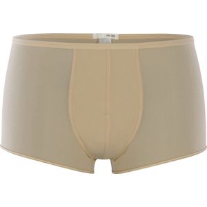 HOM Plumes trunk (1-pack) - heren boxer microfiber kort - beige - Maat: S