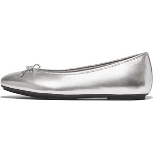 FitFlop Delicato Ballerina (Metallic) ZILVER - Maat 42