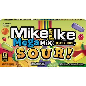 Mike and Ike Mega Mix Sour - Amerikaans Snoep - 141 gram