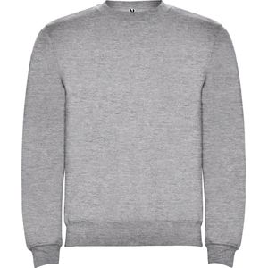 Licht Grijze unisex OEKO TEX sweater Classica merk Roly maat L