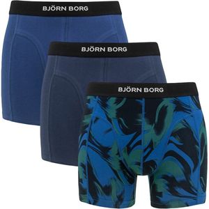 Bjorn Borg 3-pack heren boxershorts Premium Biologisch katoen - L - Blauw