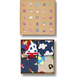 Happy Socks - Wild and Free socks giftset - 4 stuks