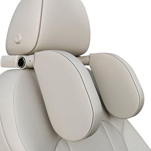 Zacht traagschuim hoofdsteun voor kinderen en volwassenen - 180 graden instelbaar - Grijs A05 PVC