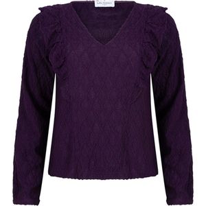 Lofty Manner Blouse Top Nyra Ol15 1 750 Purple Dames Maat - XL