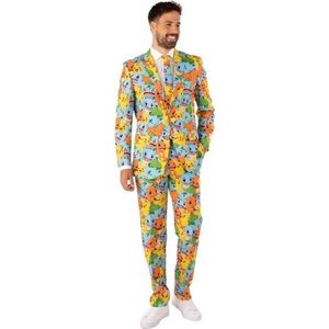 OppoSuits Pokémon™ - Heren Carnaval Kostuum - Pokemon Nintendo Kostuum - Gekleurd - Maat EU 60