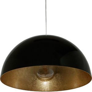 Hanglamp Gala Zwart/Goud - Ø50cm - E27 - IP20 - Dimbaar > lampen hang zwart goud | hanglamp zwart goud | hanglamp eetkamer zwart goud | hanglamp keuken zwart goud | led lamp zwart goud | sfeer lamp zwart goud