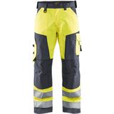 Blaklader Werkbroek High Vis zonder spijkerzakken 1566-1811 - HIgh Vis Geel/Medium Grijs - D100