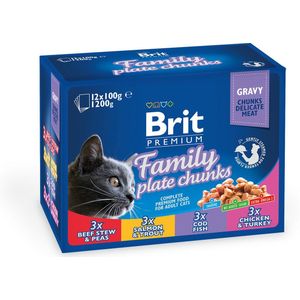 Brit Premium Cat Pouches Family Plate