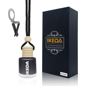 Hanging Auto Geur | 10 ml Verfrisser voor Auto en Thuis | 45 Dagen Lang Aanhoudende Geur | Met Clip | Compact & Praktisch | Elegante Glazen Fles