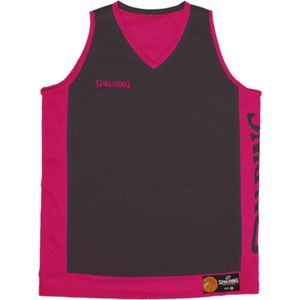 Spalding Reversible Shirt Kinderen - Fuchsia / Zwart | Maat: 140