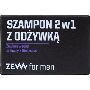 Shampoo 2in1 met conditioner met houtskool van Bieszczady 85ml