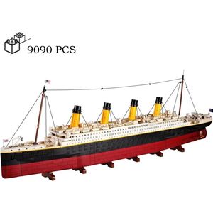 RWM Products - Modelbouwset - 9090-delig - Titanic - Cruiseboot - Schip - Bouwstenen - Modelbouw voor volwassenen