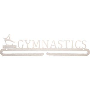 Gymnastics Man Medaillehanger RVS (35cm breed) - Nederlands product - incl. cadeauverpakking - sportcadeau - topkado - medalhanger - medailles - turnen - gymnastiek - kinderverjaardag - kinderkamer