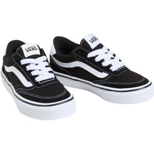 VANS Brooklyn LS SUEDE/CANVAS Unisex Sneakers - BLACK/WHITE - Maat 35