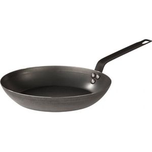 Lyonnaiserpan Ø20cm - Pujadas - Plaatstaal 720810 - Horeca & Professioneel