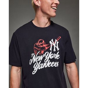 New York Yankees MLB Baseball Graphic Navy T-Shirt - Maat: L