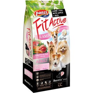 Panzi-Pet - Toydog - Hypoallergeen hondenvoer voor kleine volwassen honden - lam en rijst - 1,5kg