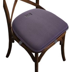 stoelkussen, traagschuim zitkussen met antislip banden, comfortabel zitkussen voor bureaustoel, rolstoel, Essensthul - grijs