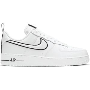 Nike Air Force 1 Low White Black Outline Swoosh - Limited Edition - Maat 45 - Doos zonder deksel