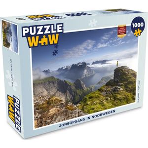 Puzzel Zonsopgang in Noorwegen - Legpuzzel - Puzzel 1000 stukjes volwassenen