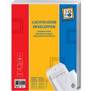 Soho Envelop Luchtkussen C13 A6 Papier 17 X 22,5 Cm Wit 3 Stuks