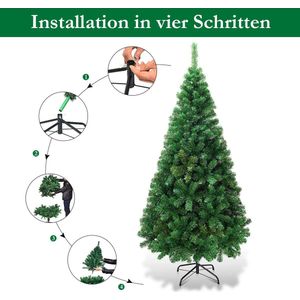 Kunstkerstboom – Premium kwaliteit - realistische kerstboom – duurzaam ‎75 x 75 x 150 cm