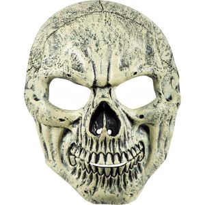 Boland - Foam gezichtsmasker Schedel - Volwassenen - Skelet - Halloween accessoire - Horror - Skull