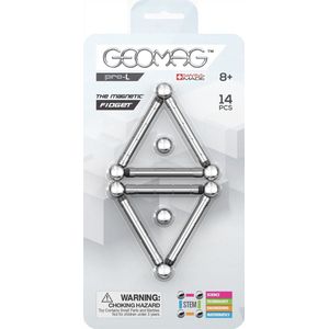 Geomag Pro-l Magnetic Fidget 14-delig Zilver