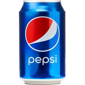 Frisdrank Pepsi Cola Regular blikje 0.33l | 24 stuks