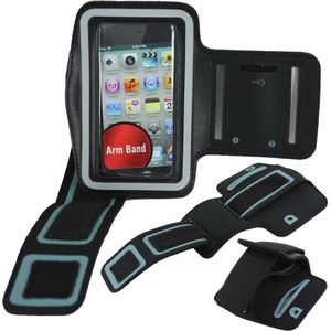 ebestStar - Telefoon Armband geschikt voor iPhone 4, 4S Apple, Hoes Cover, Bescherming Sport Hardlopen, Training, Zwart